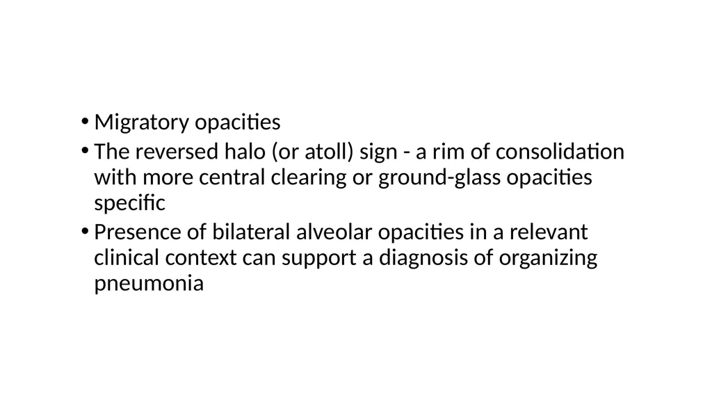 Cryptogenic Organizing Pneumonia Talmadge E. king - slide 16 of 29