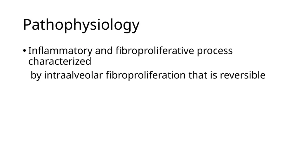 Cryptogenic Organizing Pneumonia Talmadge E. king - slide 5 of 29