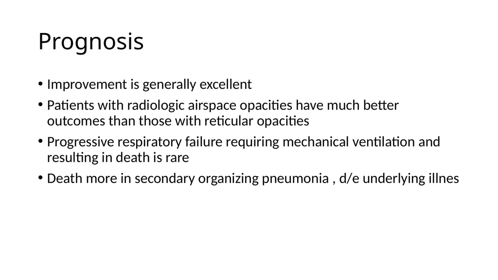 Cryptogenic Organizing Pneumonia Talmadge E. king - slide 26 of 29