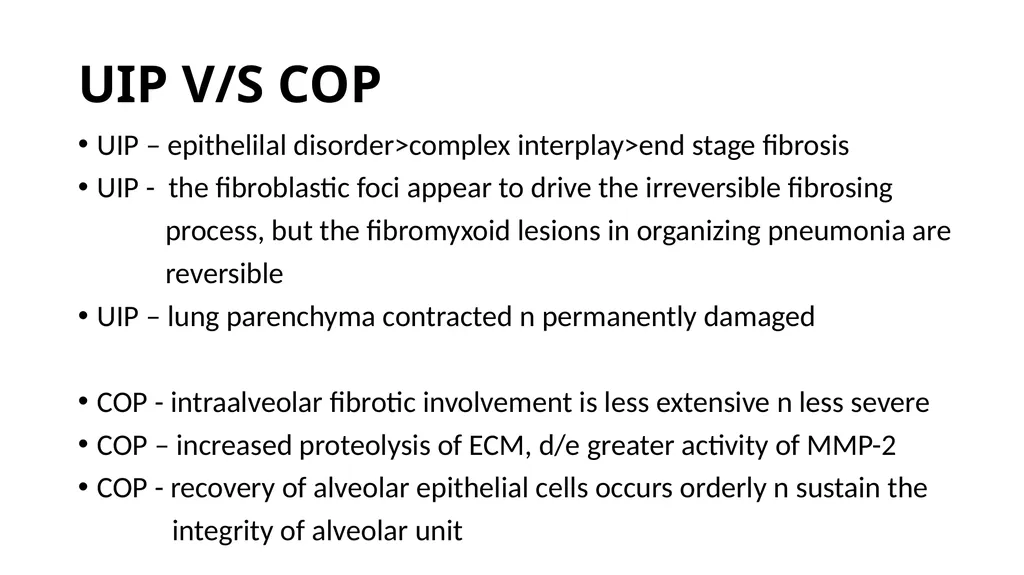 Cryptogenic Organizing Pneumonia Talmadge E. king - slide 9 of 29