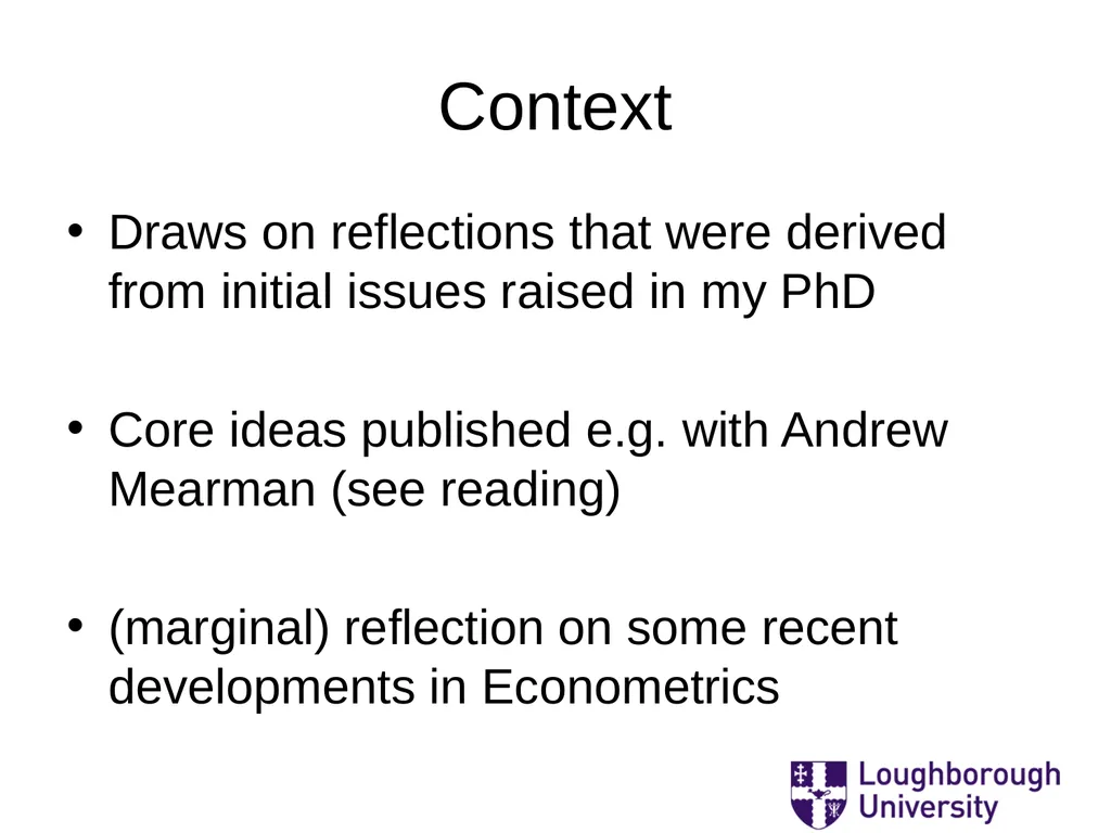 ‘Mostly Harmless Econometrics: A non Empiricist’s - slide 2 of 60