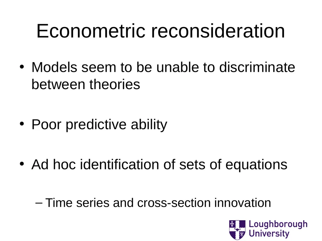 ‘Mostly Harmless Econometrics: A non Empiricist’s - slide 19 of 60