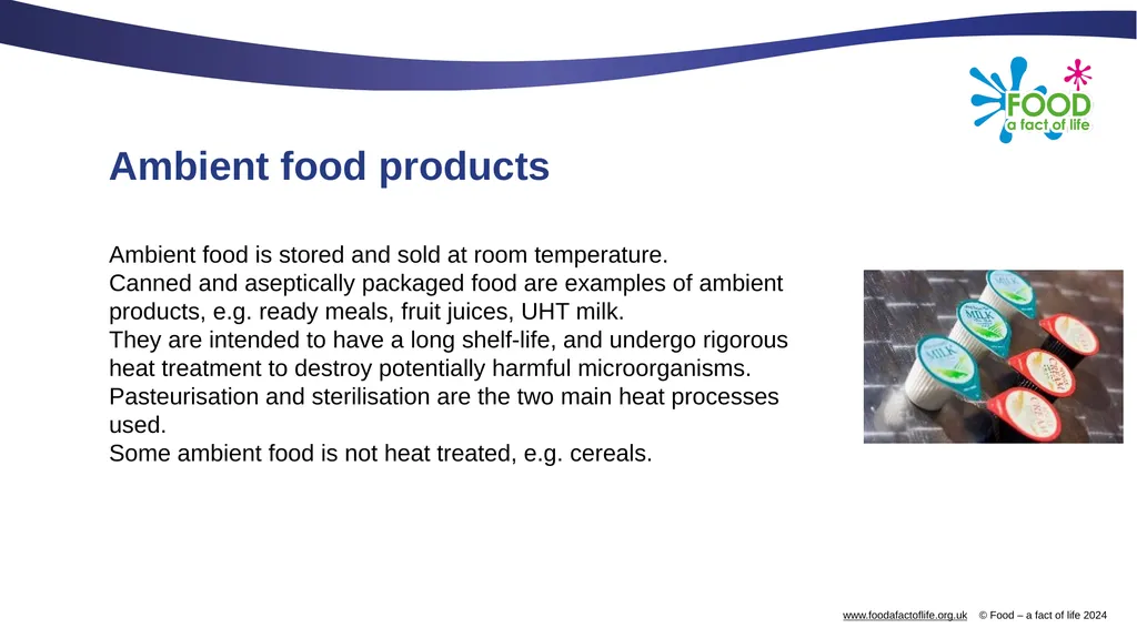 Modified Atmosphere Packaging (MAP) and ambient - slide 10 of 13