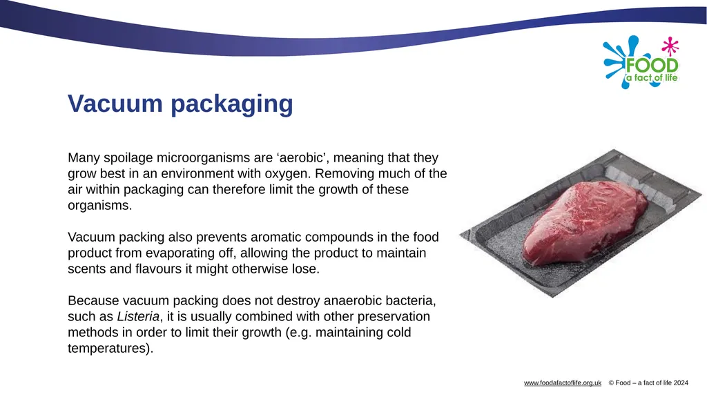 Modified Atmosphere Packaging (MAP) and ambient - slide 8 of 13