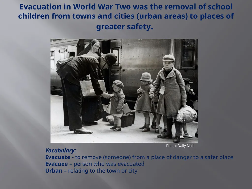Evacuation During World War Two Photo: Grace - slide 3 of 13