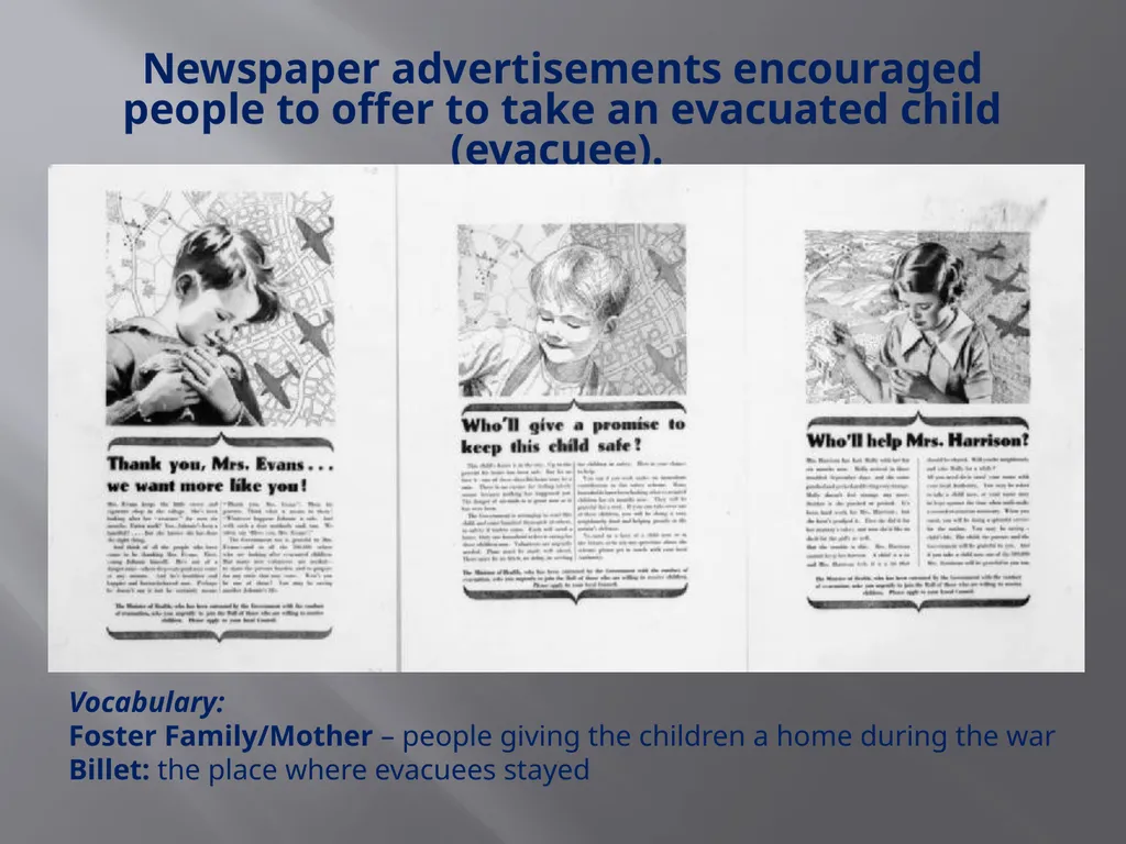 Evacuation During World War Two Photo: Grace - slide 4 of 13