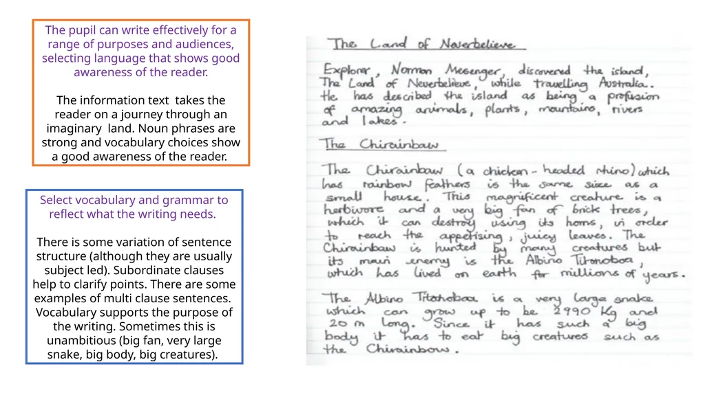Home Learning: English Wednesday: Writing Today we - slide 10 of 14