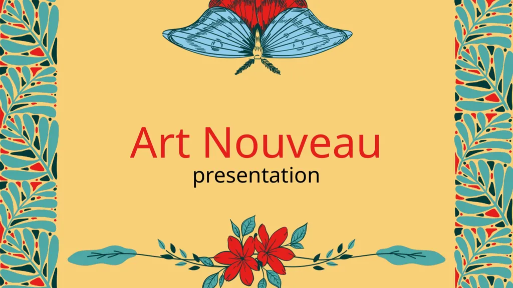 Art Nouveau presentation Download this - slide 1 of 25