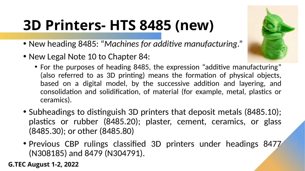 Harmonized System – What’s New in 2022 Luis - slide 21 of 60