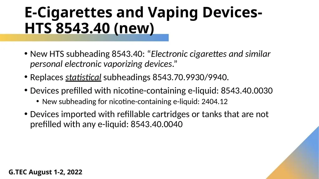 Harmonized System – What’s New in 2022 Luis - slide 19 of 60