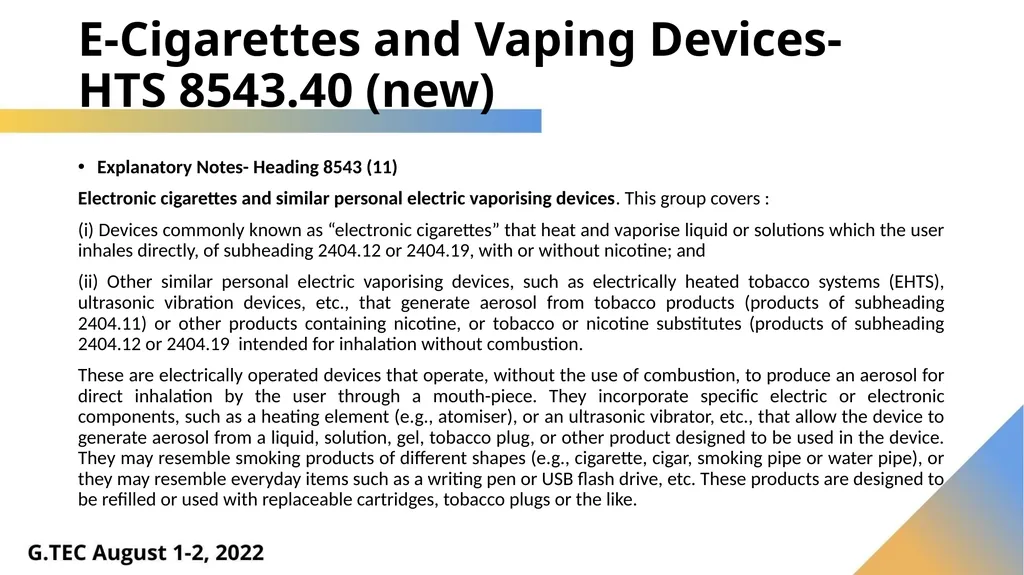 Harmonized System – What’s New in 2022 Luis - slide 20 of 60