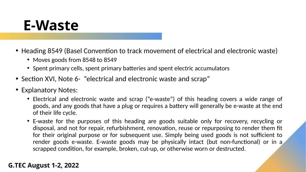 Harmonized System – What’s New in 2022 Luis - slide 37 of 60