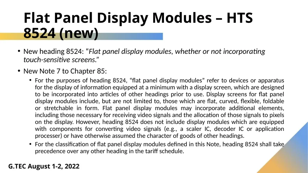 Harmonized System – What’s New in 2022 Luis - slide 27 of 60