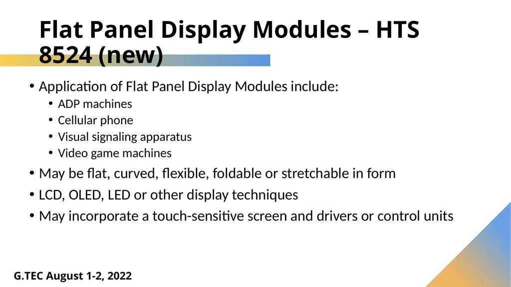 Harmonized System – What’s New in 2022 Luis - slide 28 of 60