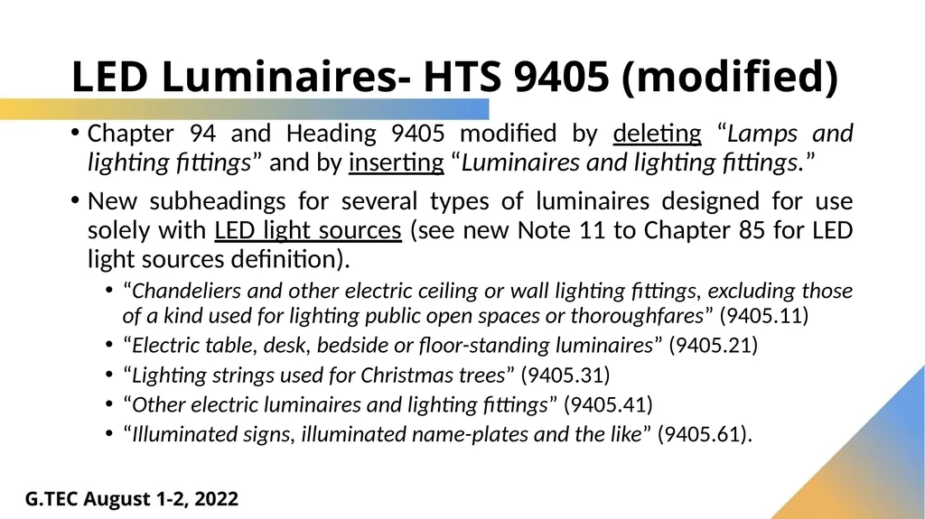 Harmonized System – What’s New in 2022 Luis - slide 25 of 60