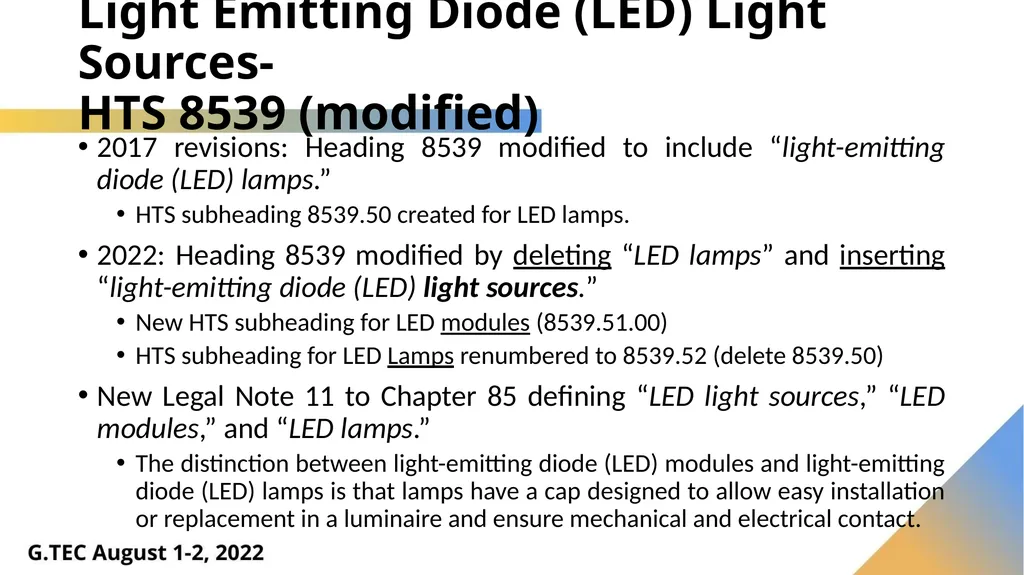 Harmonized System – What’s New in 2022 Luis - slide 23 of 60