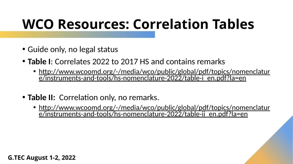 Harmonized System – What’s New in 2022 Luis - slide 57 of 60