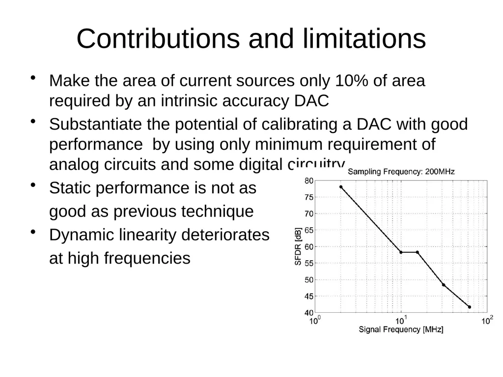 Nonlinearities for current-steering DACs Static - slide 12 of 23