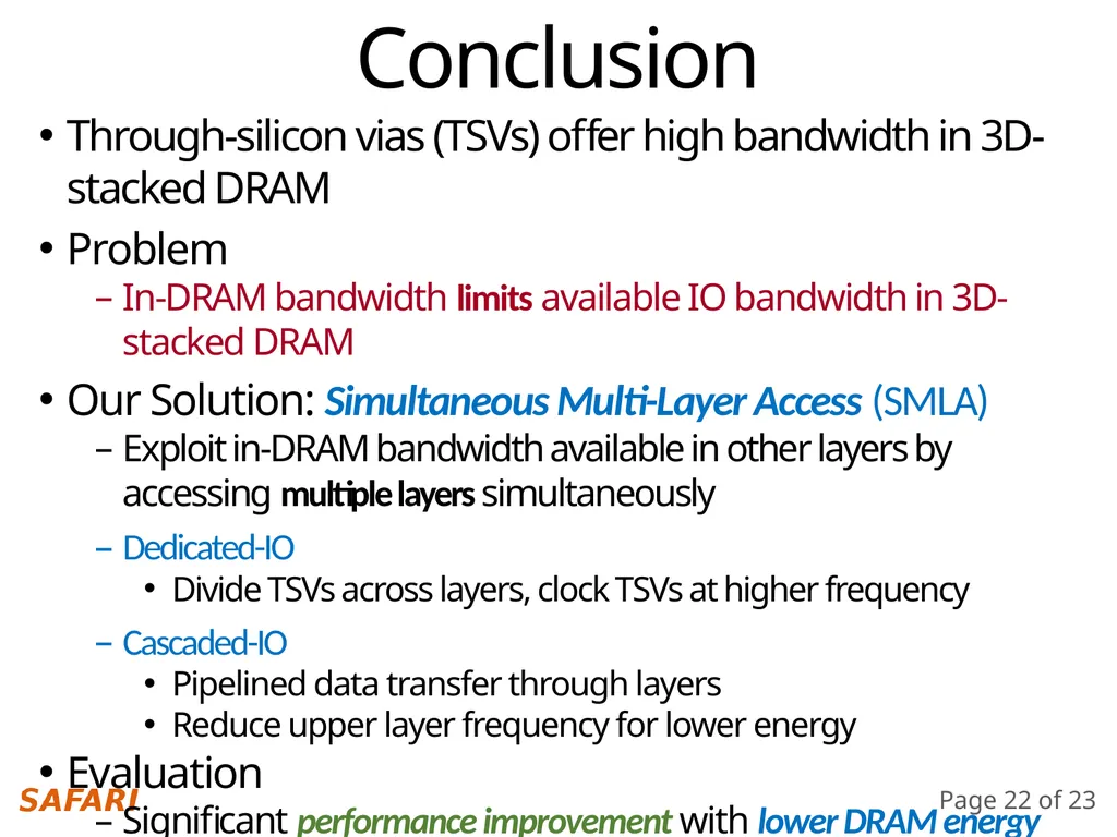 Simultaneous Multi-Layer Access Improving - slide 22 of 30
