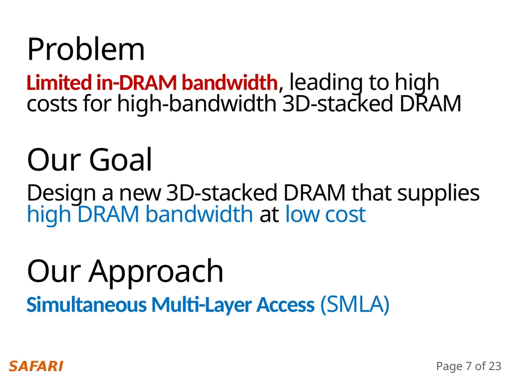Simultaneous Multi-Layer Access Improving - slide 7 of 30