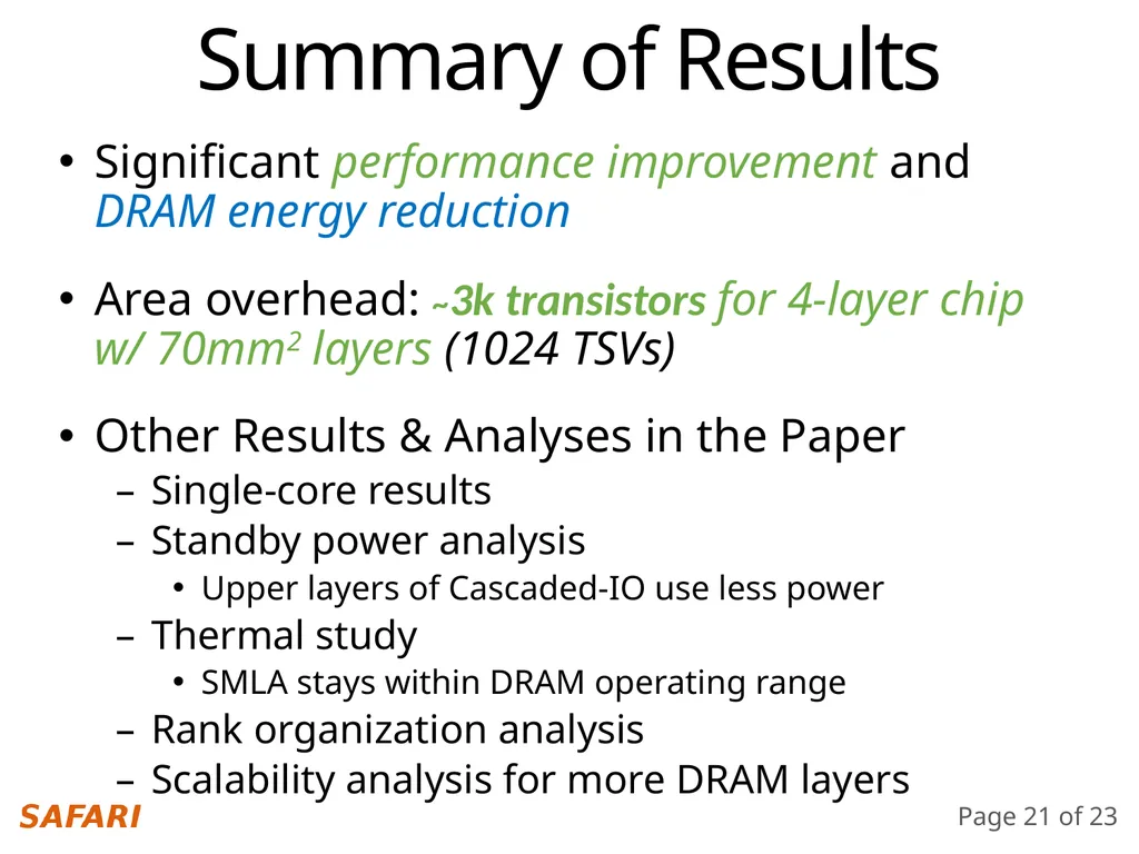 Simultaneous Multi-Layer Access Improving - slide 21 of 30
