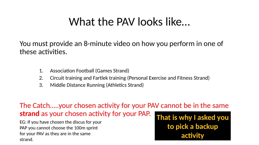 Leaving Cert PE An Introduction to the Course - slide 7 of 19