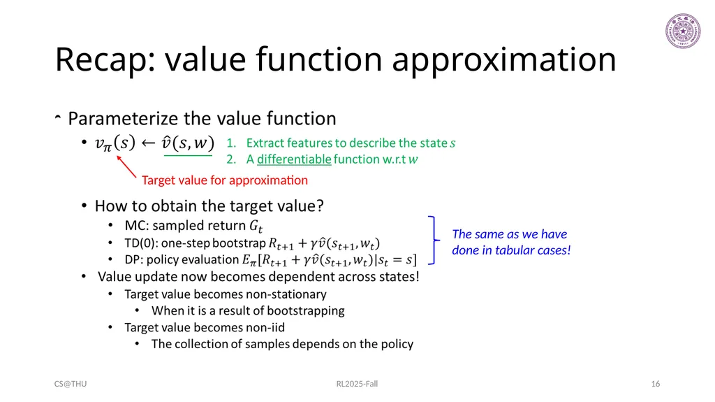 Approximation Methods Hongning Wang CS@THU Outline - slide 16 of 36