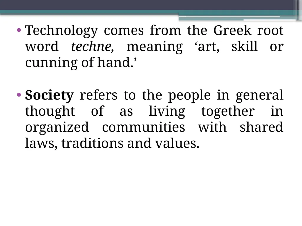 INTRODUCTION TO SCIENCE, TECHNOLOGY AND SOCIETY - slide 3 of 56