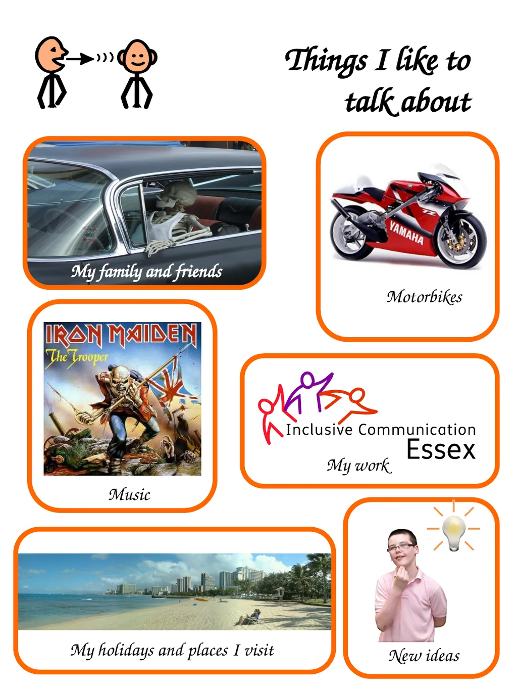 Jason Boyce Communication Passport Contents Page - slide 5 of 16