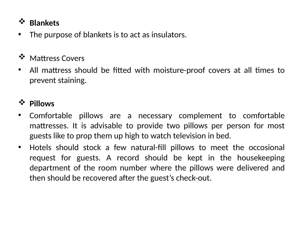 HOUSEKEEPING MANAGEMENT THM 244 BY ÖZLEM YAMAK - slide 56 of 75