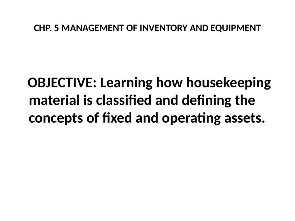 HOUSEKEEPING MANAGEMENT THM 244 BY ÖZLEM YAMAK - slide 40 of 75