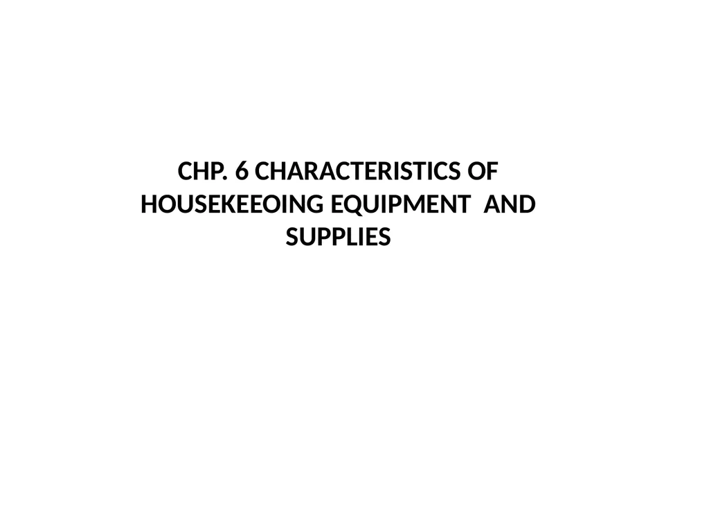 HOUSEKEEPING MANAGEMENT THM 244 BY ÖZLEM YAMAK - slide 46 of 75