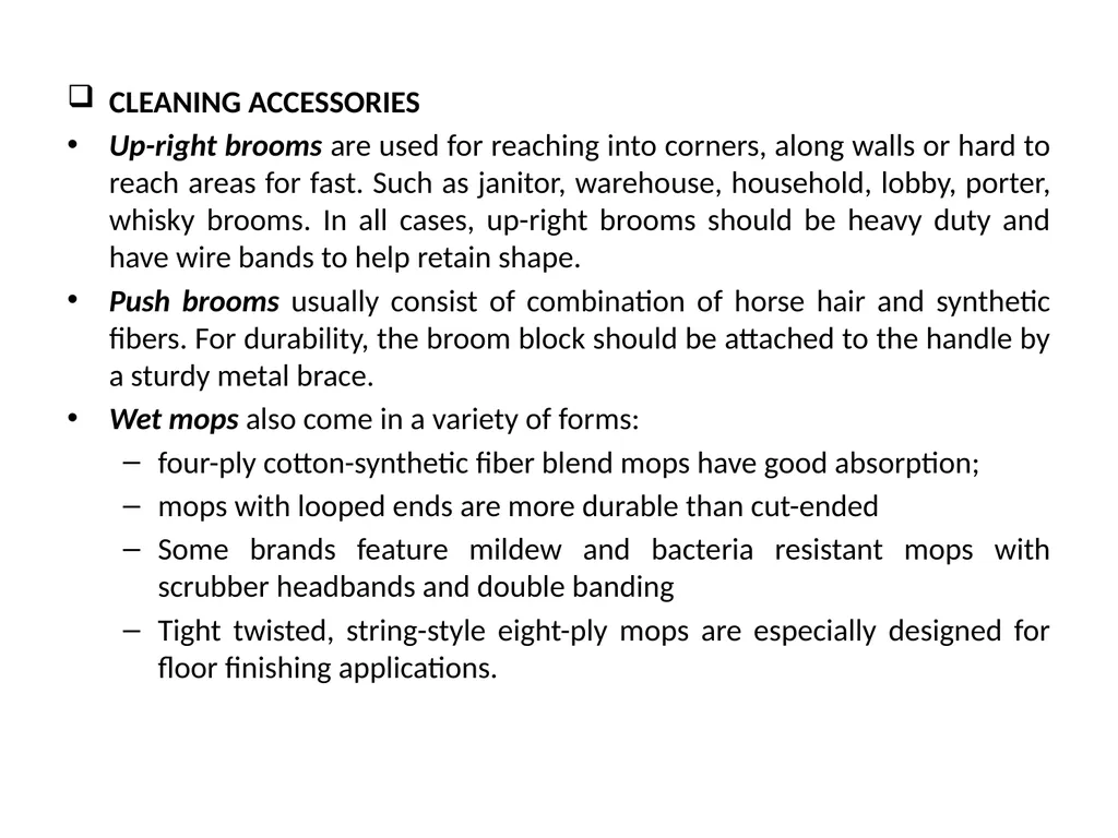 HOUSEKEEPING MANAGEMENT THM 244 BY ÖZLEM YAMAK - slide 70 of 75