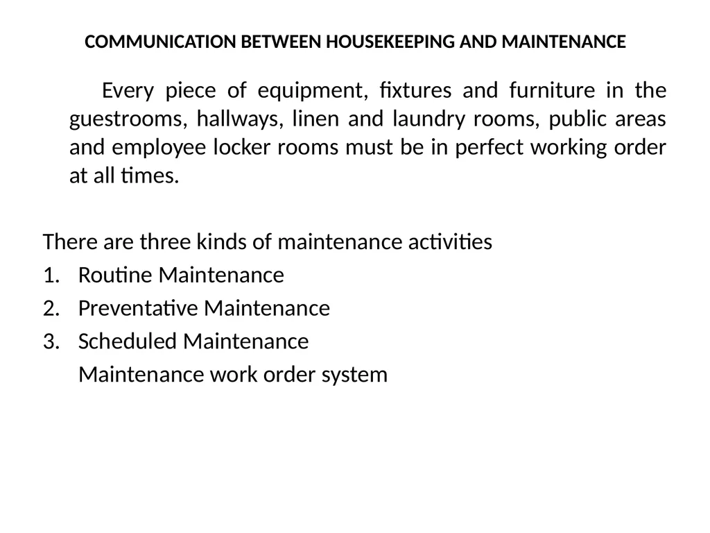 HOUSEKEEPING MANAGEMENT THM 244 BY ÖZLEM YAMAK - slide 19 of 75