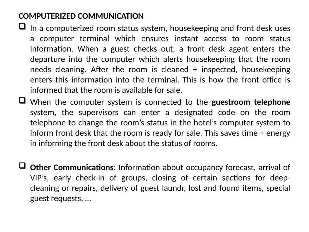 HOUSEKEEPING MANAGEMENT THM 244 BY ÖZLEM YAMAK - slide 16 of 75