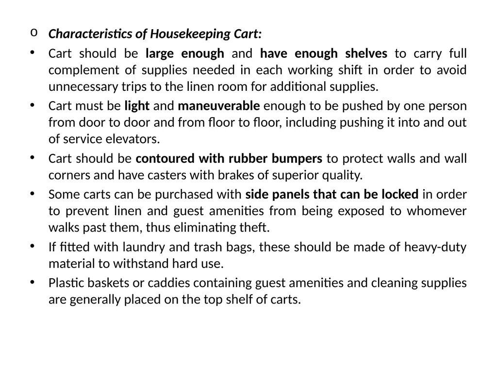 HOUSEKEEPING MANAGEMENT THM 244 BY ÖZLEM YAMAK - slide 59 of 75