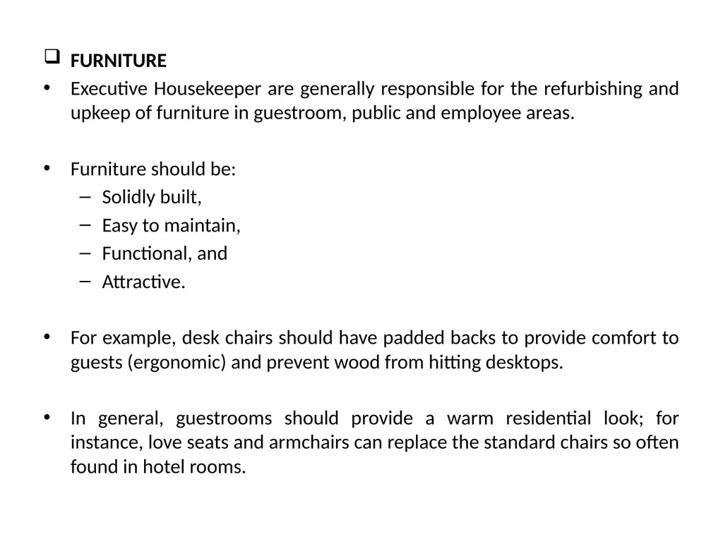 HOUSEKEEPING MANAGEMENT THM 244 BY ÖZLEM YAMAK - slide 49 of 75