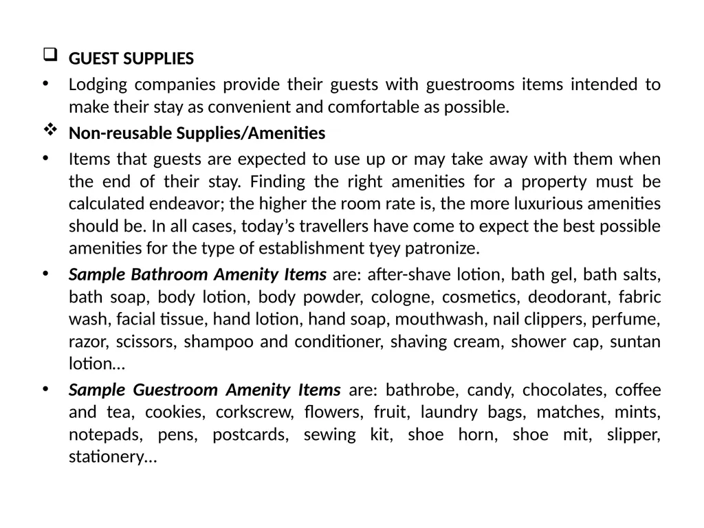 HOUSEKEEPING MANAGEMENT THM 244 BY ÖZLEM YAMAK - slide 73 of 75