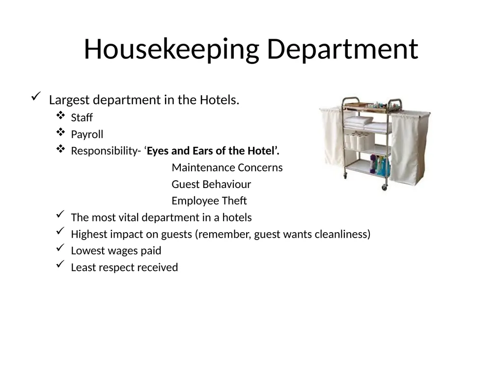 HOUSEKEEPING MANAGEMENT THM 244 BY ÖZLEM YAMAK - slide 7 of 75