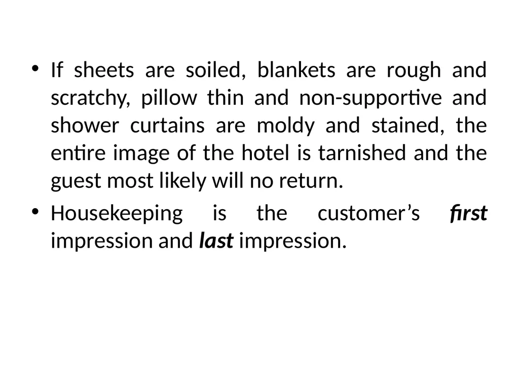 HOUSEKEEPING MANAGEMENT THM 244 BY ÖZLEM YAMAK - slide 4 of 75