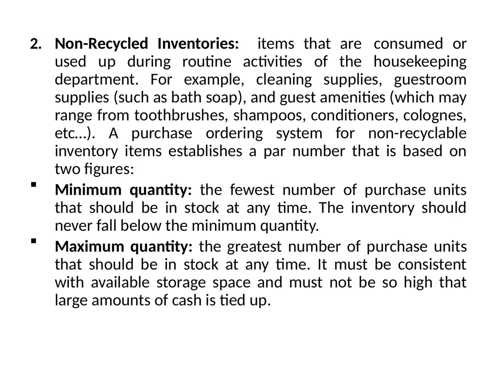 HOUSEKEEPING MANAGEMENT THM 244 BY ÖZLEM YAMAK - slide 36 of 75