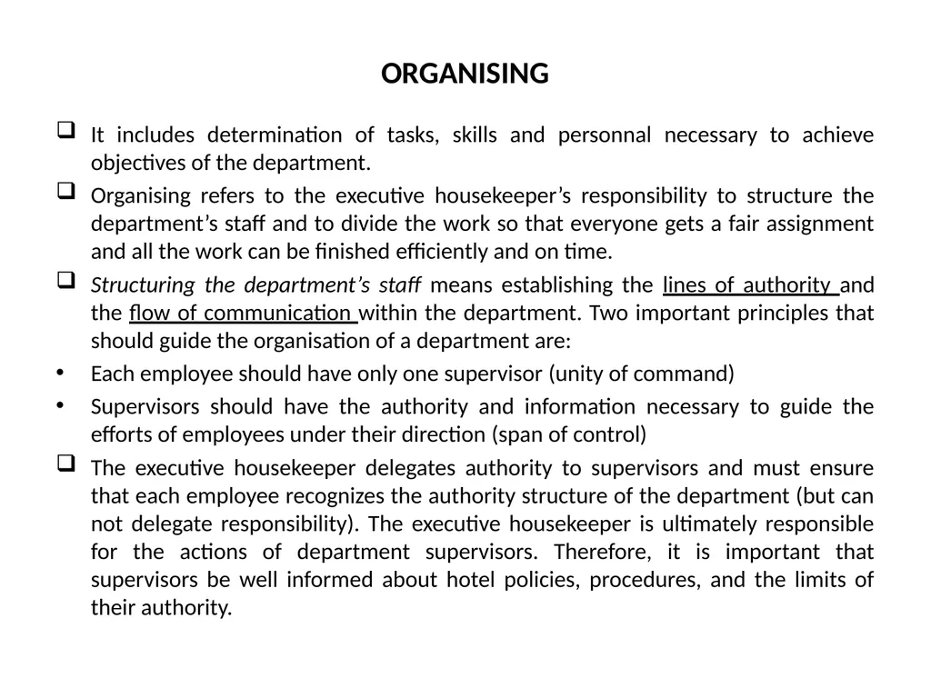 HOUSEKEEPING MANAGEMENT THM 244 BY ÖZLEM YAMAK - slide 37 of 75