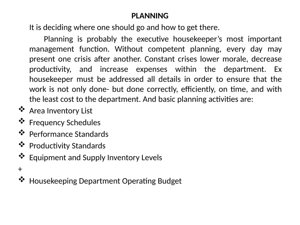 HOUSEKEEPING MANAGEMENT THM 244 BY ÖZLEM YAMAK - slide 26 of 75