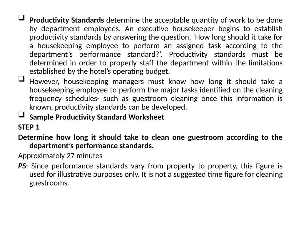 HOUSEKEEPING MANAGEMENT THM 244 BY ÖZLEM YAMAK - slide 31 of 75