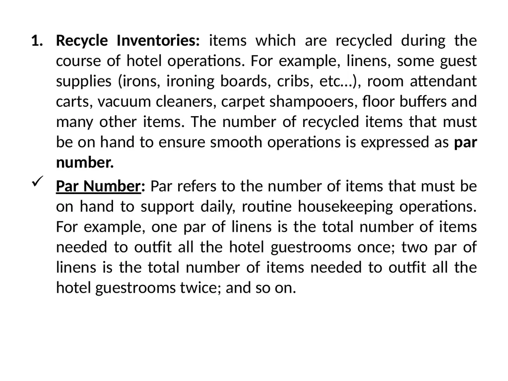 HOUSEKEEPING MANAGEMENT THM 244 BY ÖZLEM YAMAK - slide 35 of 75