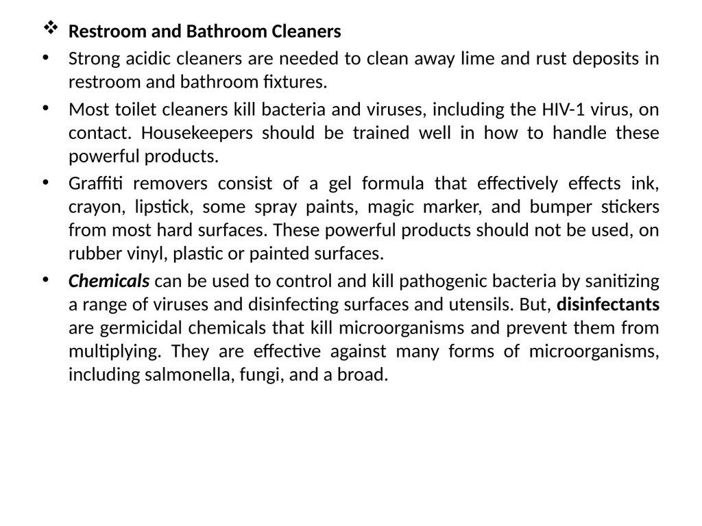HOUSEKEEPING MANAGEMENT THM 244 BY ÖZLEM YAMAK - slide 68 of 75