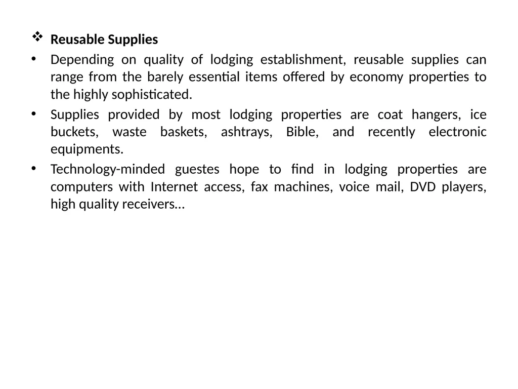 HOUSEKEEPING MANAGEMENT THM 244 BY ÖZLEM YAMAK - slide 74 of 75