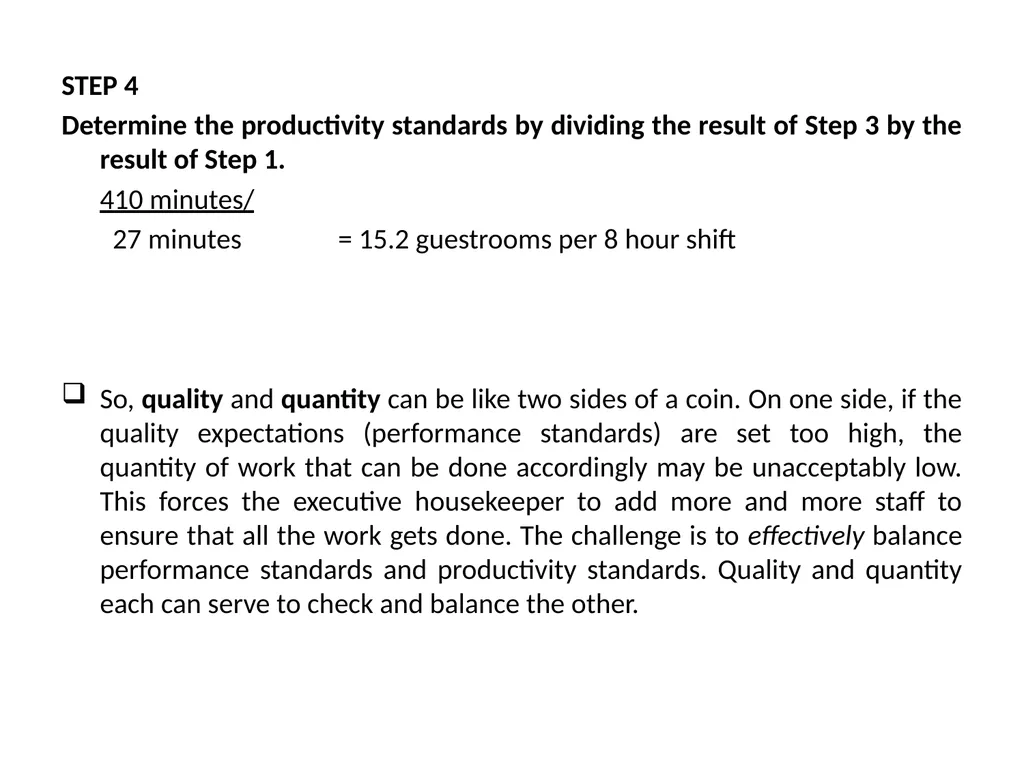 HOUSEKEEPING MANAGEMENT THM 244 BY ÖZLEM YAMAK - slide 33 of 75
