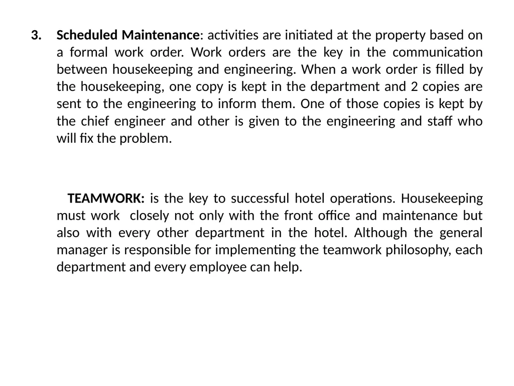 HOUSEKEEPING MANAGEMENT THM 244 BY ÖZLEM YAMAK - slide 21 of 75