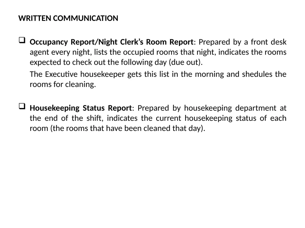 HOUSEKEEPING MANAGEMENT THM 244 BY ÖZLEM YAMAK - slide 13 of 75